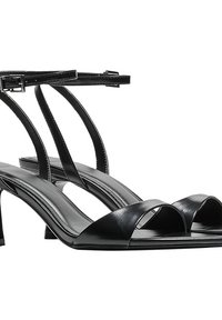 Bershka Sandale s visokom petom - black