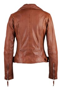 Freaky Nation Giacca di pelle - dark cognac