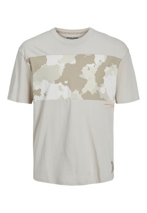 JCOHUNT CAMO TEE SS CREW NECK - T-shirt con stampa - moonbeam
