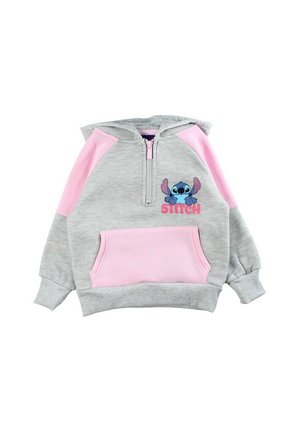 DISNEY IMPRIMÉ LILO ET STITCH - Sweat à capuche - gris