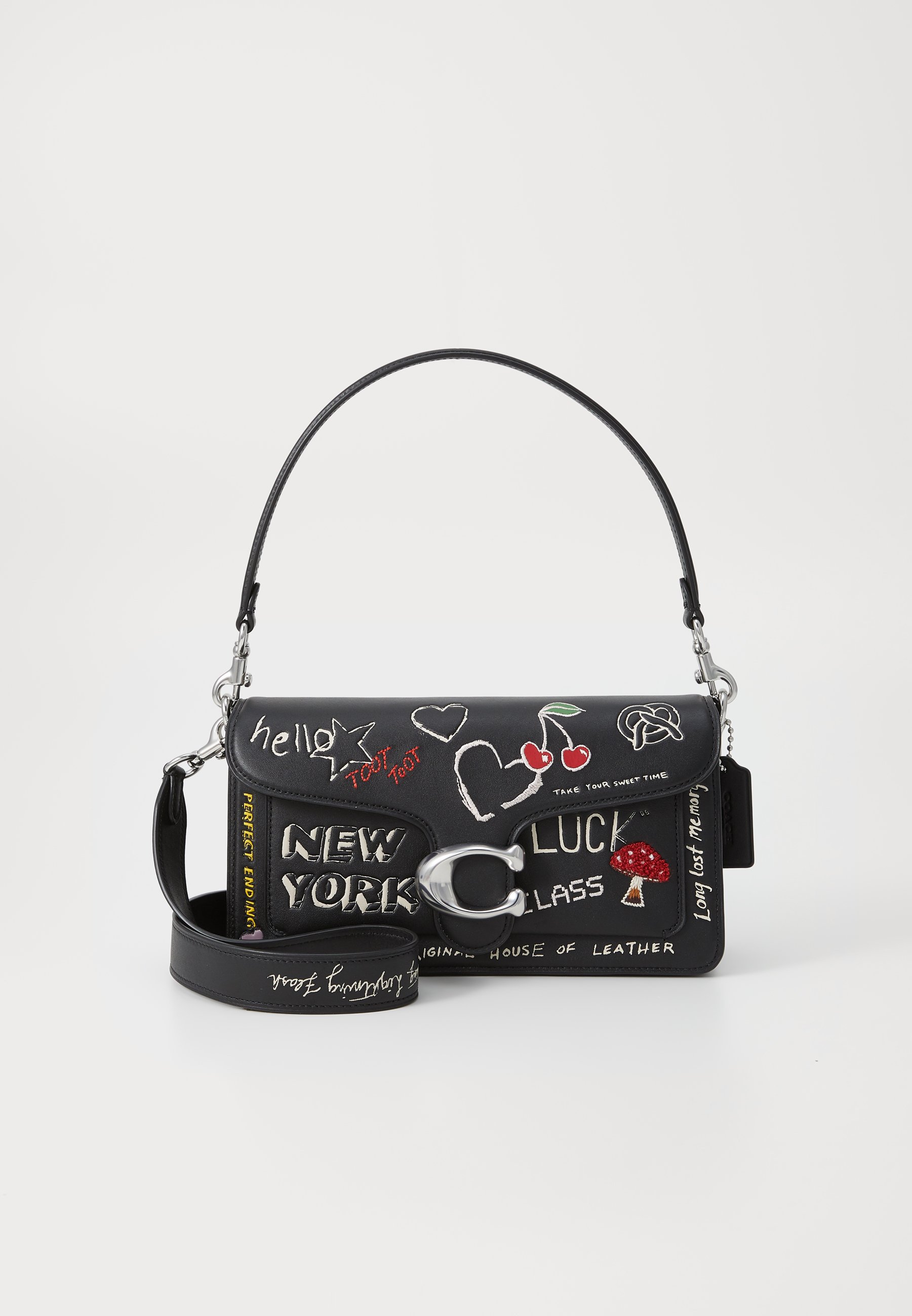 COACH SKETCH PRINT SHOULDER BAG - Handbag - black - Zalando
