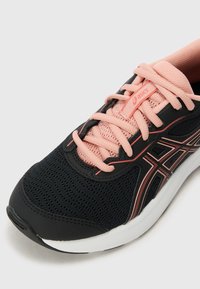 ASICS GEL CONTEND 9 UNISEX - Løpesko for vei - black/dark pink