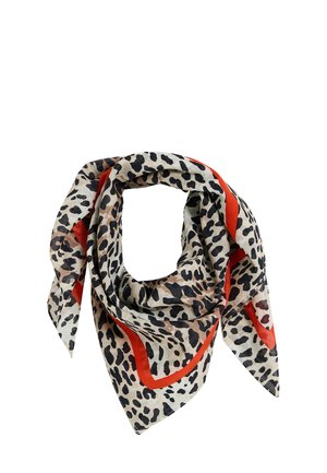 IMPRIMÉ LÉOPARD - Foulard - noir