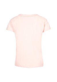 Light pink short-sleeve t-shirt, made of soft cotton. Features a rounded neckline and a straightforward, relaxed fit. No additional details.