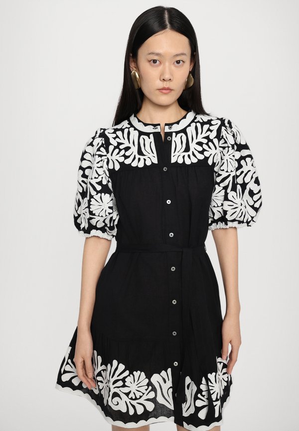 AGATHE APPLIQUE PUFF MINI DRESS - Shirt dress4