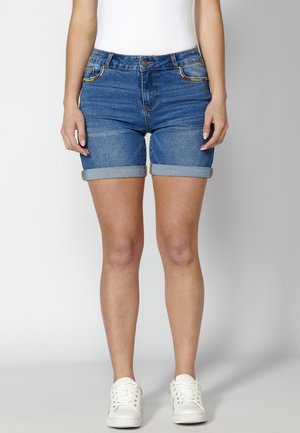 Koroshi Short en jean - azul osc dark blue
