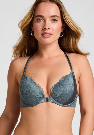 Hunkemöller, HUNKEMÖLLER PUSH-UP BRA VIKTORIA - Push-up bra - blue