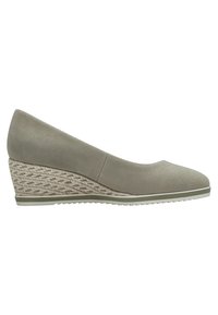 Tamaris Wedges - sage