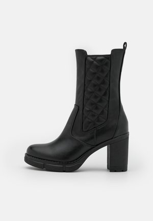 High Heel Stiefelette - black
