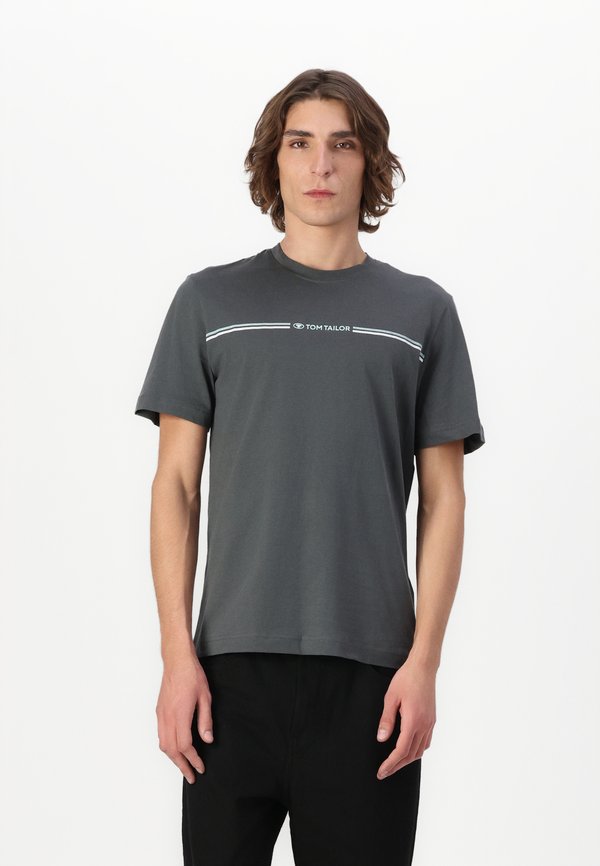 CREW NECK - Print T-shirt - dark shadow