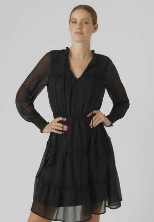 VMVANESSA LS ABK EXC - Day dress - black