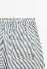Massimo Dutti STRIPED - Plavecké šortky  - dark blue