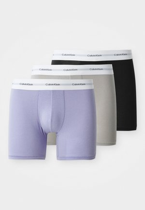 BRIEF 3 PACK - Onderbroeken - black/ash/lilac quartz
