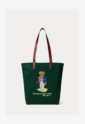 Polo Ralph Lauren, US OPEN TWILL SHOPPER TOTE - Shoppingveske - moss agate