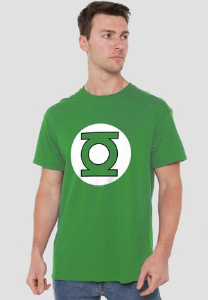 Cotton Soul, DC GREEN LANTERN LOGO - Print T-shirt - dark green