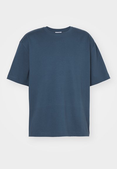Filippa K HEAVY CREW NECK TEE - Pamata T-krekls - dawn blue