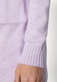 VILA VIRIL OPEN NOOS - Adīta jaka - pastel lilac melange