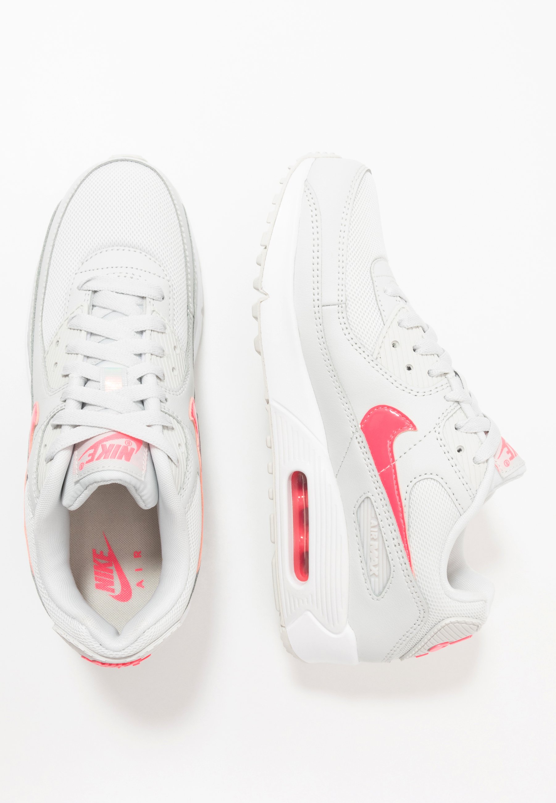 Nike Sportswear Air Max 90 Sneaker Low Photon Dust Digital Pink Particle Grey White Grau Zalando De