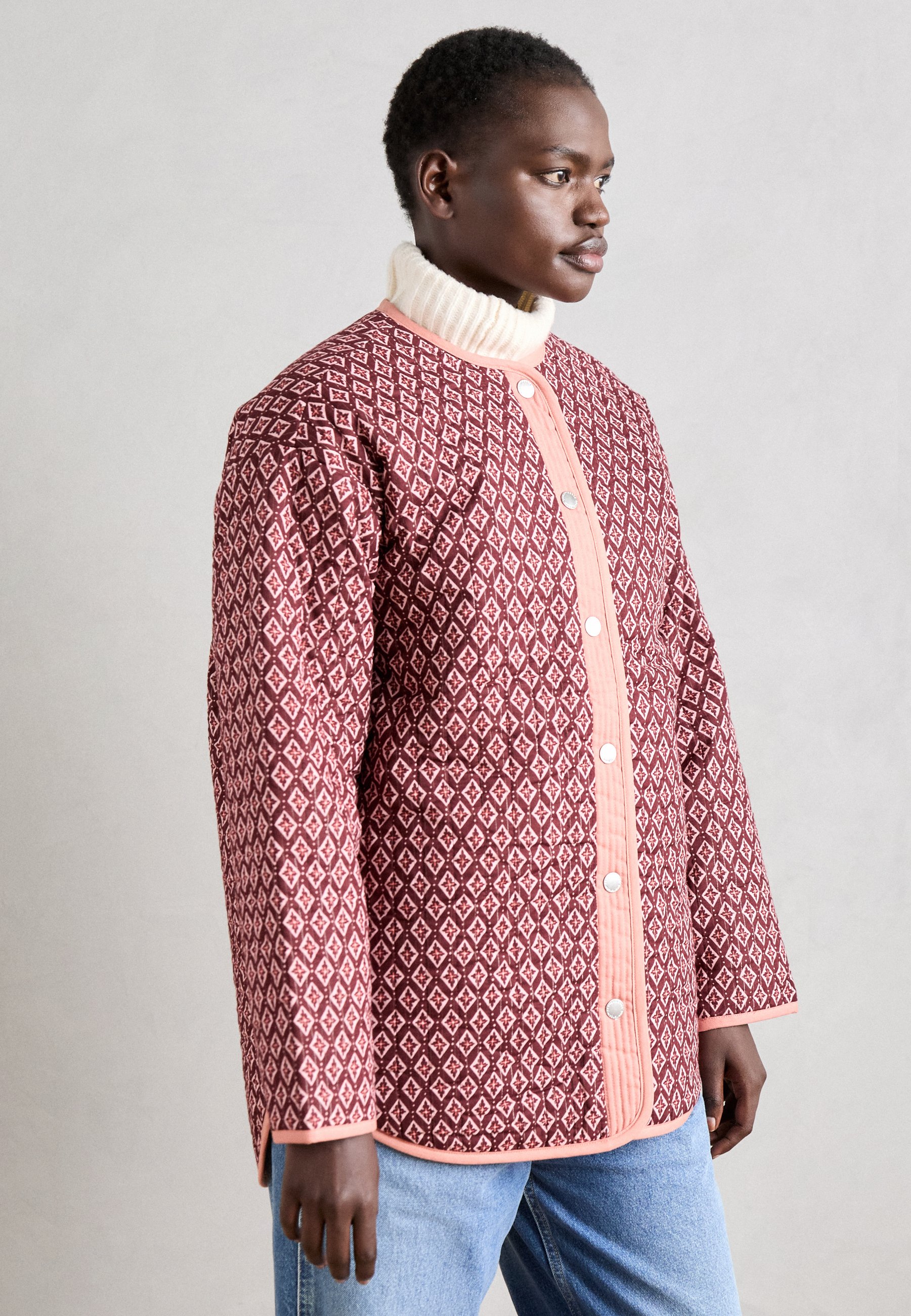 Scotch and soda pink jacket sale