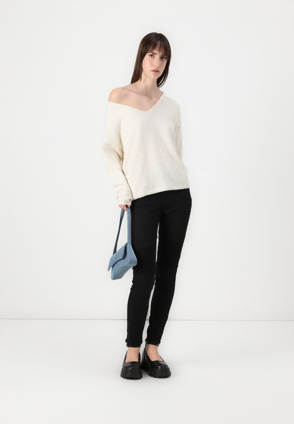 ONLRICA LIFE V NECK - Jumper - birch melange3
