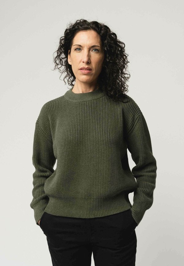 MANIKA - Strickpullover - grün melange