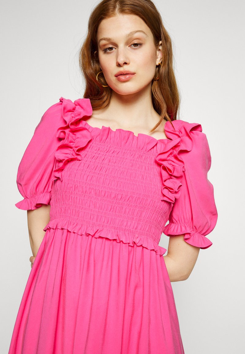 Damen Freizeitkleider | YAS YASALINGO MIDI DRESS Freizeitkleid shocking pink/pink - TP39354 Damen Freizeitkleider | YAS YASALINGO MIDI DRESS Freizeitkleid shocking pink/pink - TP39354