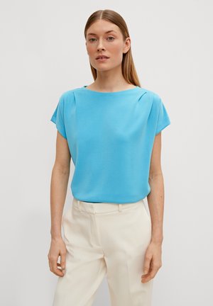 comma, Basic T-shirt - türkis