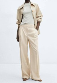 Mango Kalhoty - beige
