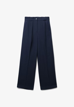 Calliope PALAZZO GESSATI - Pantaloni - var blu notte