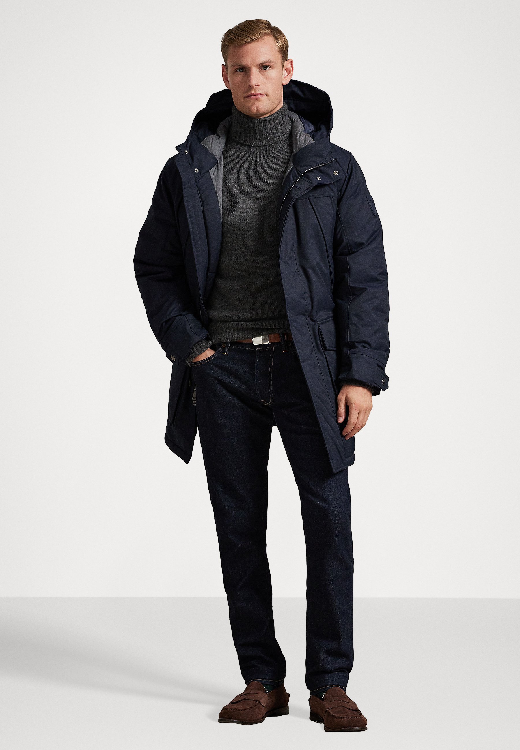 Polo Ralph Lauren HOODED DOWN PARKA - Parka - collection navy