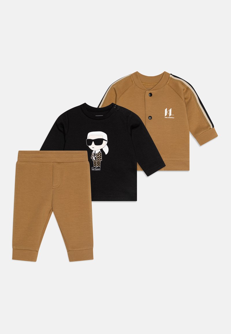 KARL LAGERFELD KIDS T-shirt à manches longues beige