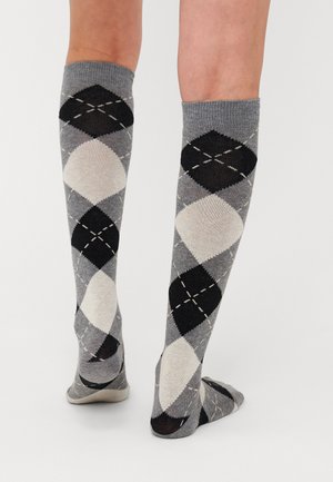 HARRIET KNEE HIGHS - Podkolienky - grey melange