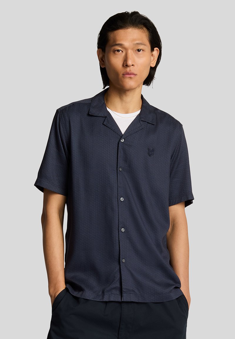 Lyle & Scott - FLORAL  - Chemise - dark navy, Agrandir