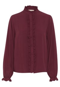 VENEA FRILL - Blus - cabernet