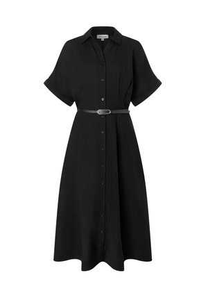 More & More, MORE & MORE WEITES, LOCKERES HEMDBLUSENKLEID - Shirt dress - black