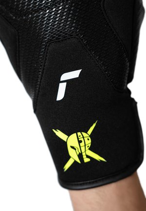 Reusch WORLDCUP WARRIOR SPEEDLINE - Fingerhandschuh - black safety yellow