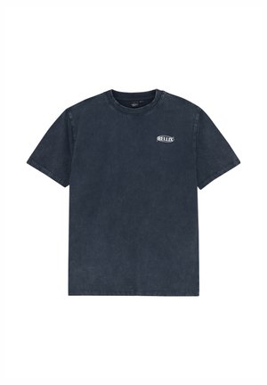 WASHED - Print T-shirt - dull night