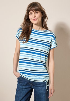 Cecil Print T-shirt - blau