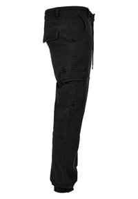 Urban Classics KNITTED CARGO JOGGING PANTS - Cargo trousers - black