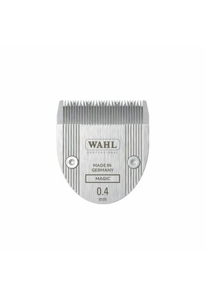 Wahl Professional trimmerblad, snijlengte 0,4 mm, metalen afwerking, gelabeld "Made in Germany" en "Magic", met fijne snijtanden.