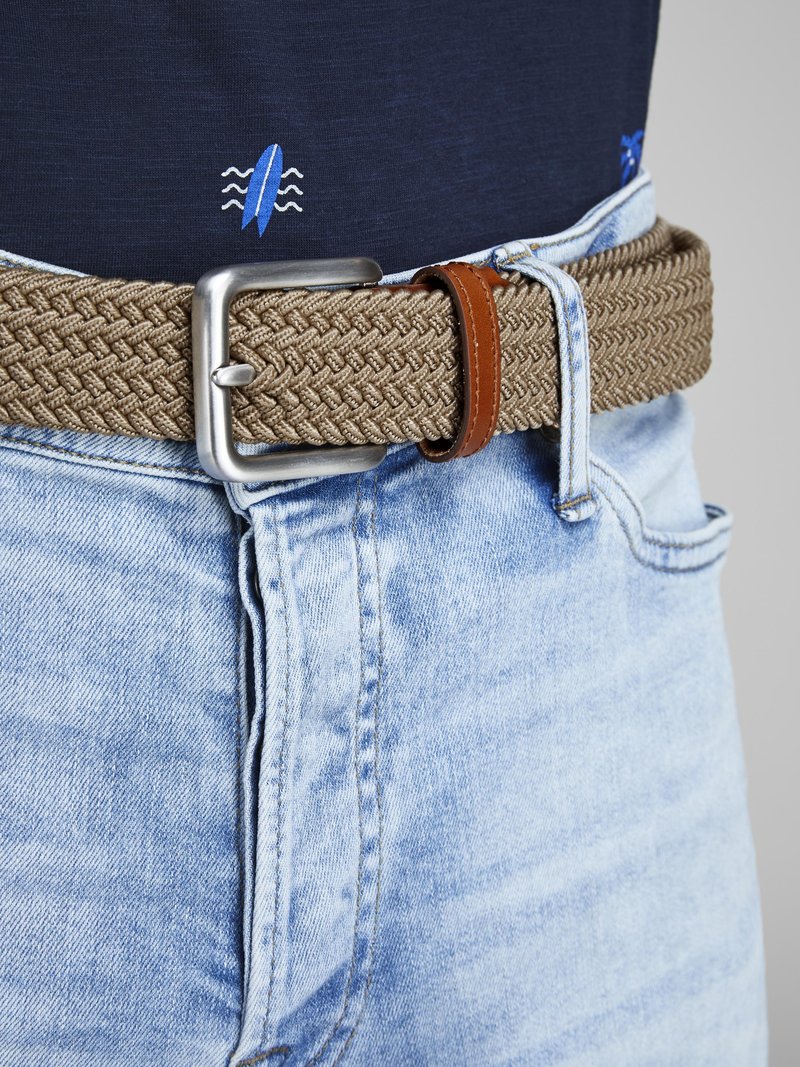 Jack & Jones - JACSPRING BELT - Pletený pásek - incense, Zvětšit