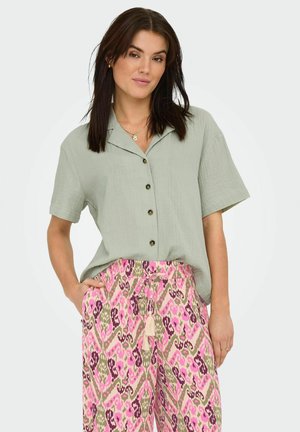 JDY THEIS LIFE 2/4 LOOSE EXP - Button-down blouse - desert sage