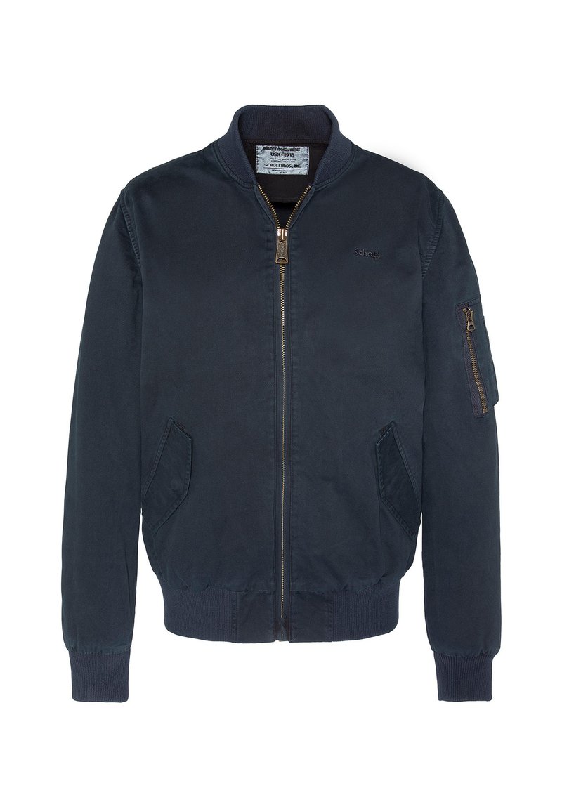 Schott Bomberjacks blauw Schott Bomberjacks blauw