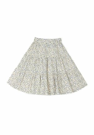 MUSELINA DIANA - Falda acampanada - cream blue