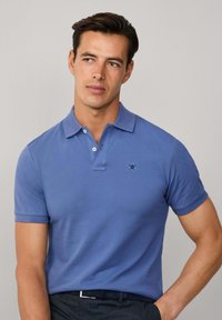 Hackett London SLIM FIT LOGO - Polotričko - eton blue