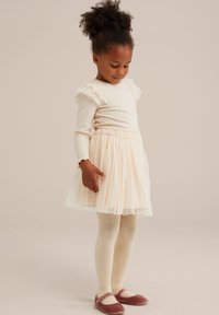 WE Fashion Falda acampanada - beige