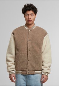 Urban Classics Fleecejakke - darktaupe