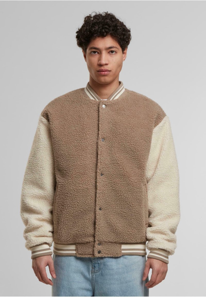Urban Classics Fleecejakke - darktaupe