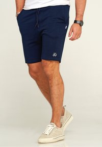 Jack & Jones JPSTGORDON BRAD - Tracksuit bottoms - navy blazer