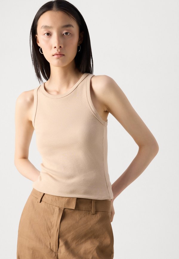 PANTS LONG LEG FIT AND FLARE SHAPE TAILORED LOOK WELT POCKET AT BACK - Trousers4